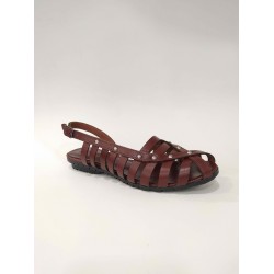 BABLİSOK6203 İNCE TABAN DERİ BODRUM SANDALET