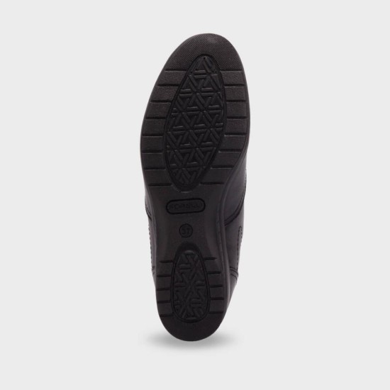 FORELLİ FUNDA ORTOPEDİK DOLGU TABAN KADIN DERİ AYAKKABI