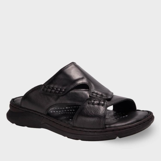 FORELLİ TUNA ORTOPEDİK DERİ ERKEK TERLİK