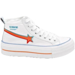 GUJA 22Y317-1 BİLEK BOY UNİSEX SNEAKERS KANVAS SPOR AYAKKABI