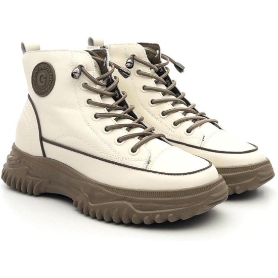 GUJA 24K310-13 KALIN TABAN DERİ KADIN SNEAKERS BOT