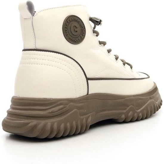 GUJA 24K310-13 KALIN TABAN DERİ KADIN SNEAKERS BOT