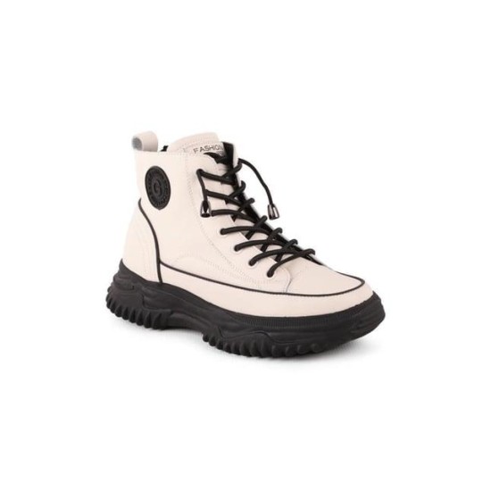 GUJA 24K310-13 KALIN TABAN DERİ KADIN SNEAKERS BOT