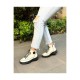 GUJA 24K310-13 KALIN TABAN DERİ KADIN SNEAKERS BOT