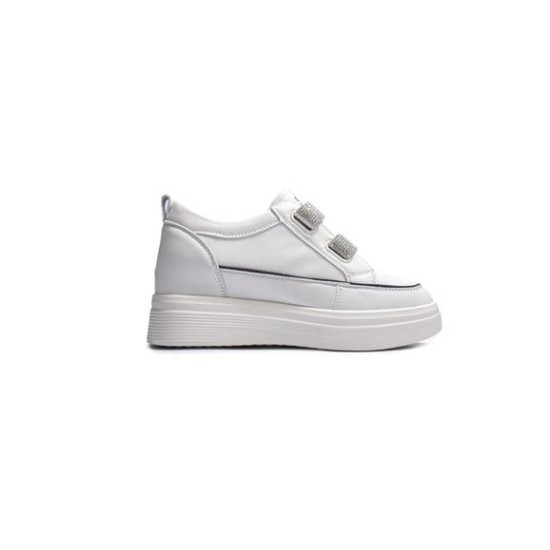 GUJA 24K313-1 GİZLİ DOLGU CIRTI TAŞLI SNEAKER KADIN AYAKKABI