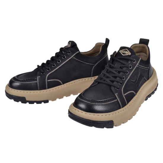 GUJA 25K552 HAFİF YÜKSEK TABAN DERİ SNEAKER ERKEK AYAKKABI