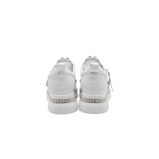 GUJA 25Y423-4 GİZLİ DOLGU TAŞ SARGILI KADIN SNEAKER AYAKKABI