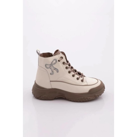 GUJA 26K310-3 KALIN TABAN DERİ KADIN SNEAKER BOT