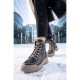 GUJA 26K310-3 KALIN TABAN DERİ KADIN SNEAKER BOT