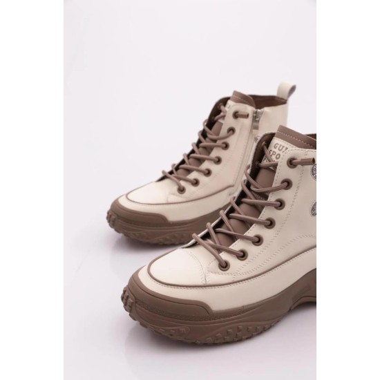 GUJA 26K310-3 KALIN TABAN DERİ KADIN SNEAKER BOT