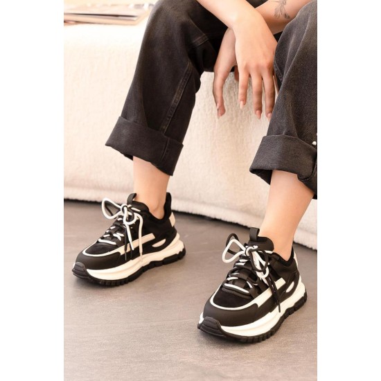 GUJA 26K331 YÜKSEK TABAN SNEAKER KADIN SPOR AYAKKABI