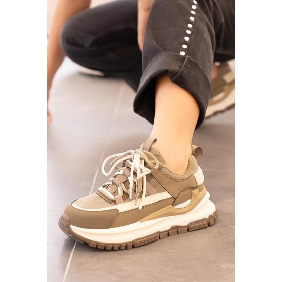 GUJA 26K331 YÜKSEK TABAN SNEAKER KADIN SPOR AYAKKABI