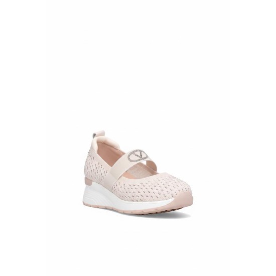 GUJA 26Y305-2 DOLGU TOPUK LASTİK BANTLI TAŞLI KADIN AYAKKABI