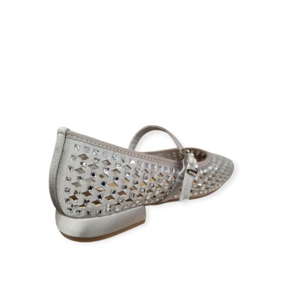 GUJA 26Y478-11 TAŞ DETAYLI BANTLI YUMUŞAK KADIN BABET