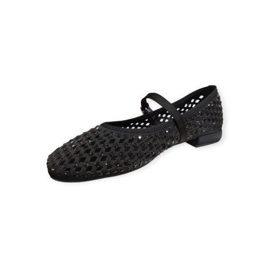 GUJA 26Y478-11 TAŞ DETAYLI BANTLI YUMUŞAK KADIN BABET