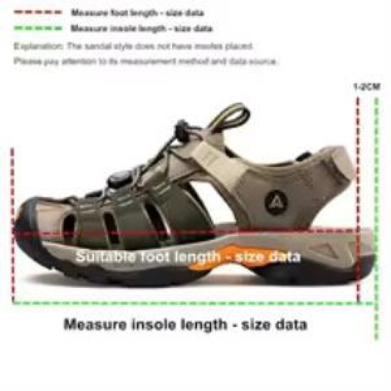 HUMTTO 710445A BURNU KAPALI İTHAL TREKKİNG ERKEK SANDALET