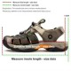 HUMTTO 710445A BURNU KAPALI İTHAL TREKKİNG ERKEK SANDALET