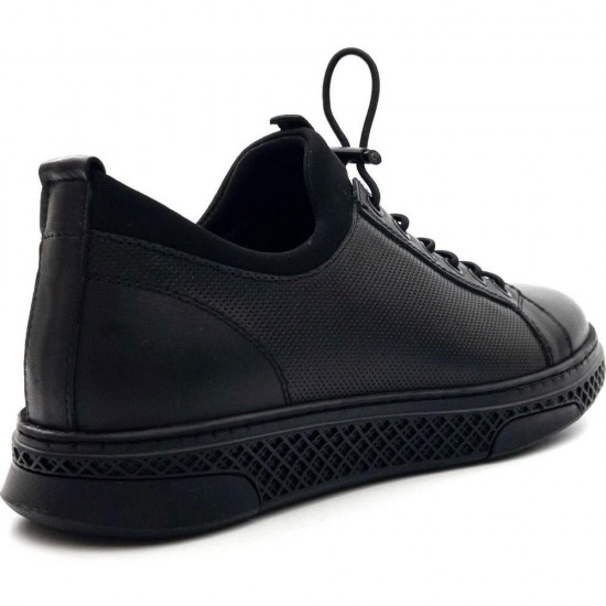 KOMCERO 3Y0461 STREÇLİ DERİ HAFİF ERKEK SNEAKERS AYAKKABI