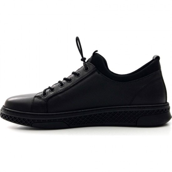 KOMCERO 3Y0461 STREÇLİ DERİ HAFİF ERKEK SNEAKERS AYAKKABI
