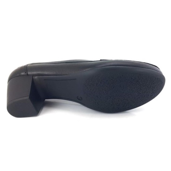 MAMMAMİA D21YA-3645 TOPUKLU KLASİK DERİ KADIN AYAKKABI