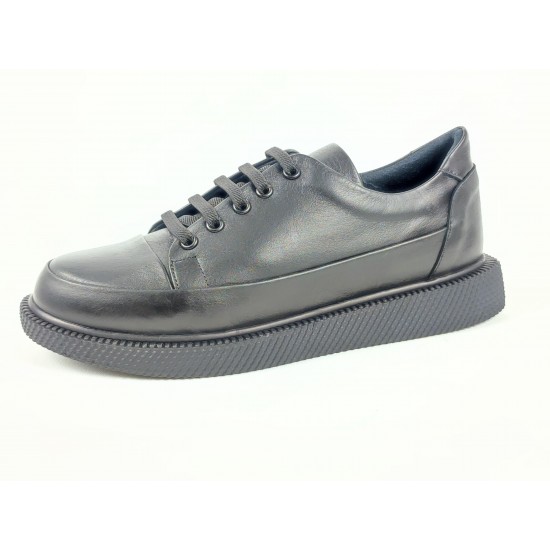 MAMMAMİA D22KA-3075 BAĞCIKLI DERİ GÜNLÜK KADIN AYAKKABI