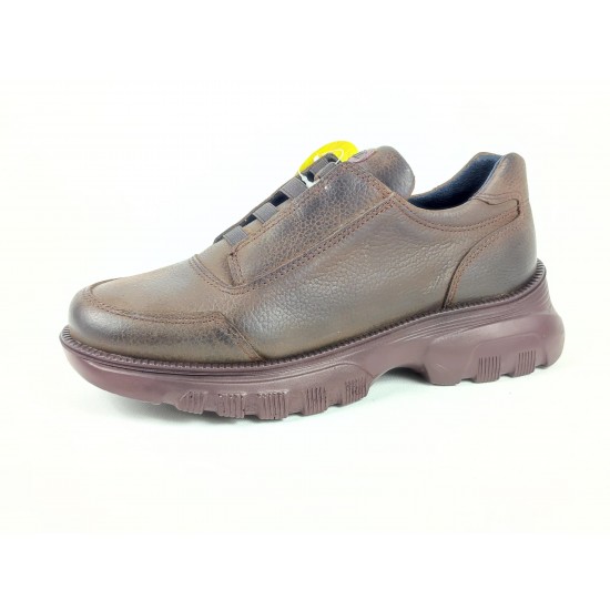 MAMMAMİA D22KA-3115 LASTİKLI ORTOPEDİK DERİ KADIN AYAKKABI