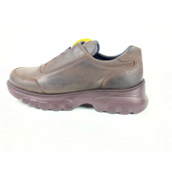 MAMMAMİA D22KA-3115 LASTİKLI ORTOPEDİK DERİ KADIN AYAKKABI