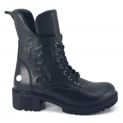 MAMMAMİA D22KB-1000 TOPUKLU DERİ GENÇ KADIN DERİ POSTAL BOT