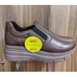 MAMMAMİA D23KA-6140 KALIN TABAN HAFİF DERİ  KADIN AYAKKABI