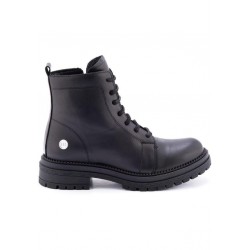 MAMMAMİA D23KB-4225 KISA TOPUK HAFİF DERİ KADIN POSTAL BOT