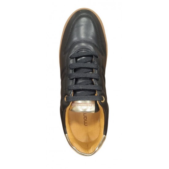 MAMMAMİA D24KA-105  DERİ HAFİF KADIN SPOR AYAKKABI