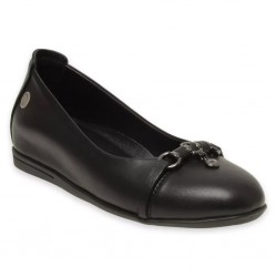 MAMMAMİA D24KA-250 GİZLİ DOLGU TOKALI DERİ KADIN AYAKKABI