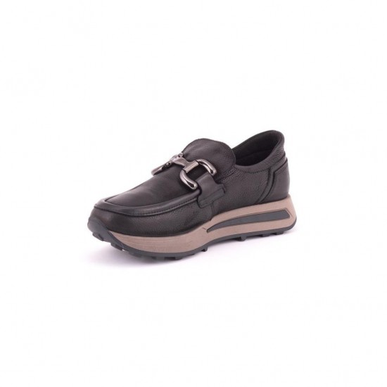 MAMMAMİA D24KA-3260 KAYMAZ TOKALI LOAFER DERİ KADIN AYAKKABI