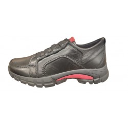 MAMMAMİA D24KA-3290 LASTİKLİ GÜNLÜK DERİ KADIN AYAKKABI