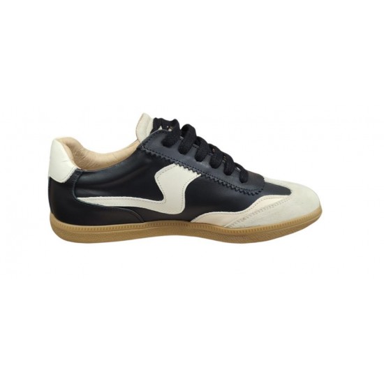 MAMMAMİA D24KA-395 İNCE TABAN DERİ SNEAKERS KADIN AYAKKABI