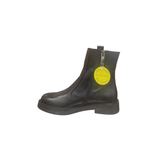 MAMMAMİA D24KB 1840 DÜZ TOPUK KADIN DERİ BOT