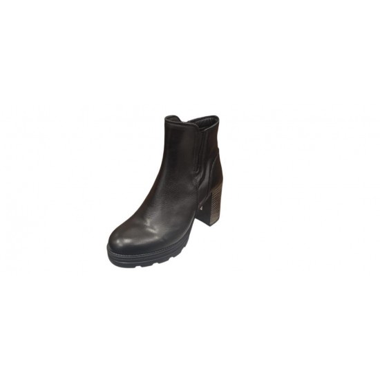 MAMMAMİA D24KB-4475 PLATFORM TOPUK KLASİK DERİ KADIN BOT