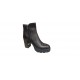 MAMMAMİA D24KB-4475 PLATFORM TOPUK KLASİK DERİ KADIN BOT