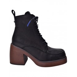 MAMMAMİA D24KB-4615 PLATFORM TOPUKLU KADIN  DERİ BOT