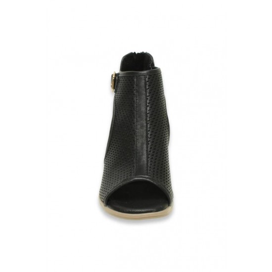 MAMMAMİA D24YS-1195 BİLEK BOY TOPUKLU DERİ KADIN SANDALET