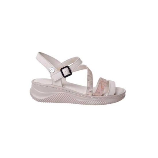 MAMMAMİA D25-YS-2365 KALIN TABAN KADIN DERİ SANDALET