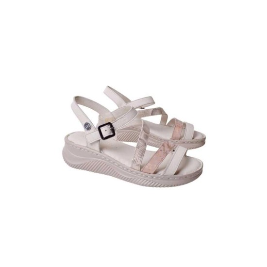 MAMMAMİA D25-YS-2365 KALIN TABAN KADIN DERİ SANDALET