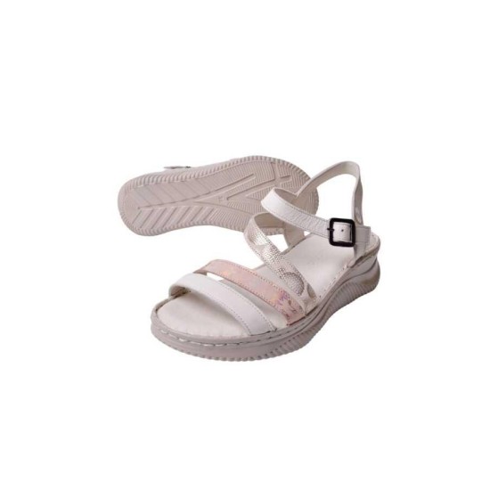 MAMMAMİA D25-YS-2365 KALIN TABAN KADIN DERİ SANDALET