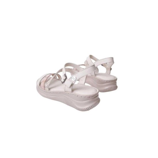 MAMMAMİA D25-YS-2365 KALIN TABAN KADIN DERİ SANDALET