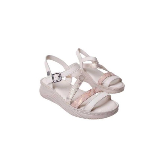 MAMMAMİA D25-YS-2365 KALIN TABAN KADIN DERİ SANDALET