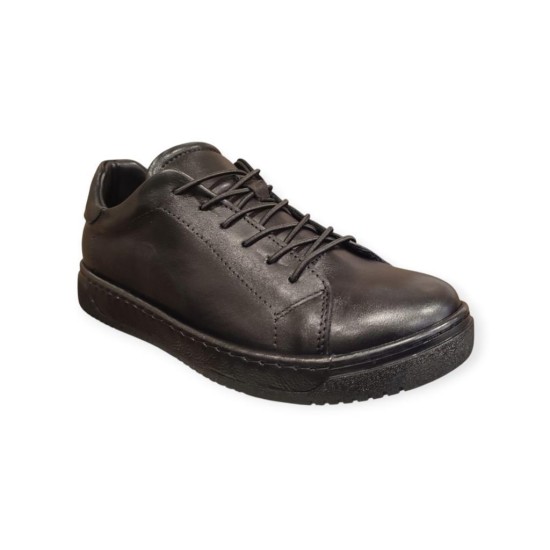 MAMMAMİA D25KA-260 LASTİK BAĞ GÜNLÜK DERİ KADIN  AYAKKABI