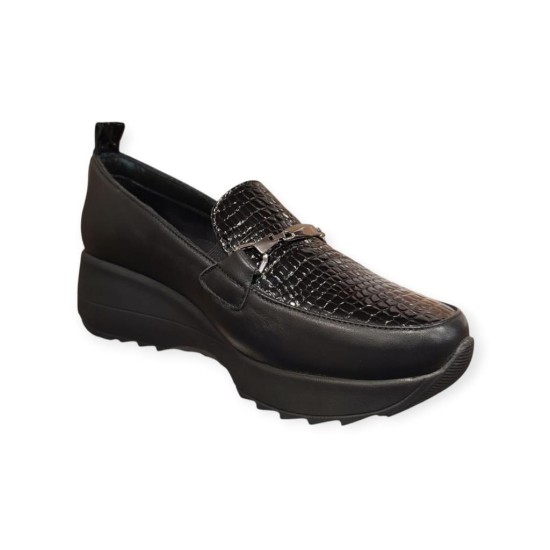 MAMMAMİA D25KA-3565 DOLGU TABAN DERİ KADIN AYAKKABI