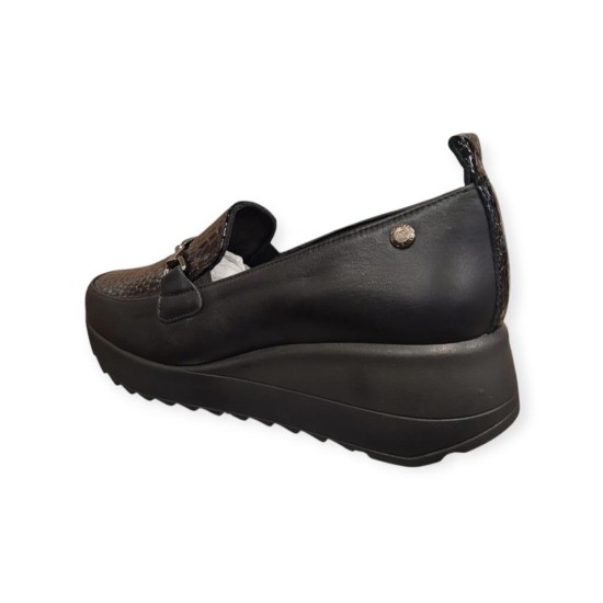 MAMMAMİA D25KA-3565 DOLGU TABAN DERİ KADIN AYAKKABI