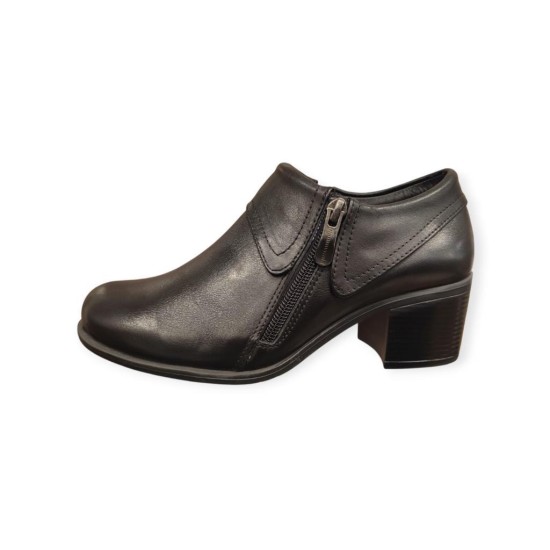 MAMMAMİA D25KA-3725 TOPUKLU KLASİK BOTİ DERİ KADIN  AYAKKABI