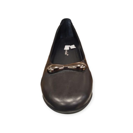 MAMMAMİA D25KA-920 GİZLİ DOLGU TOPUK DERİ KADIN AYAKKABI